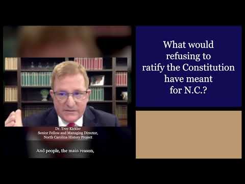 Especialista em democracia da Carolina do Norte leva 1789