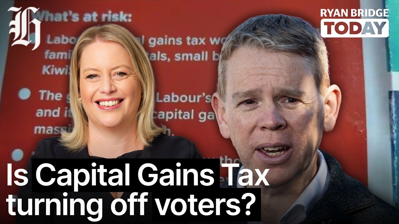 Is Labour's capital gains tax turning off voters? | Ryan Bridge TODAY