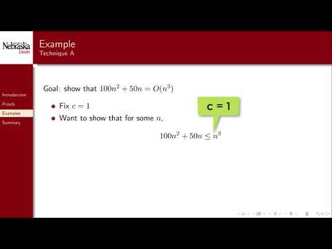 5.4.1 - Algorithms & Algorithm Analysis - Big-O Notation