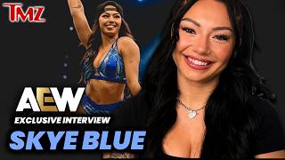 Skye Blue talks about having metal in her foot while wrestling after surgery