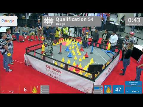 2018 VEXU Design Q54 - PUJ1 vs PALT1 - 49 to 82