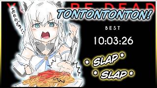 Fubuki Slapping Pasta for 10 Minutes Straight - Hololive Shirakami Fubuki SPAGHET Gameplay