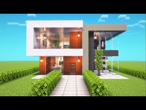 Minecraft: How to Build a Modern House Tutorial #54