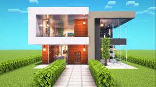 Minecraft: How to Build a Modern House Tutorial #54