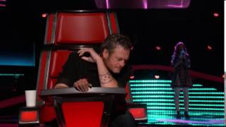 The Voice 2016 Blind Audition   Emily Keener 'Goodbye Yellow Brick Road' mp4