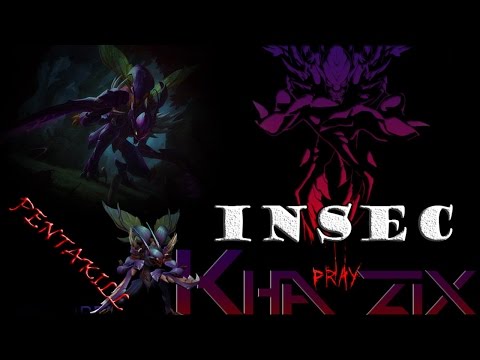Insec gameplay Khazix Jungle Pentakill LCK - League of Legends