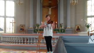 Visa efter Hakberg. Agnes Lax fiol i Mjöbäcks kyrka 29/6 - 2015