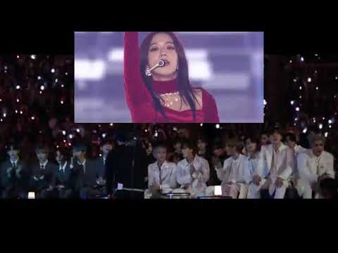 FAN MADE TXT AND ATEEZ REACTION TO BLACKPINK DUDUDU PERFORMANCE STAGE