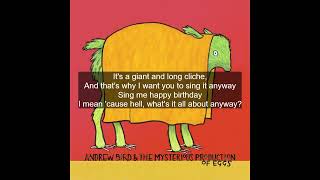 Andrew Bird - The Happy Birthday Song Karaoke