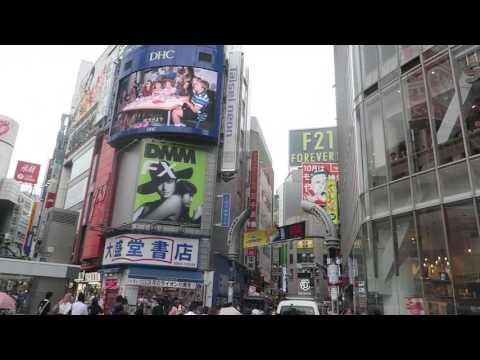Tokyo, Shiybuya crossing & street view!