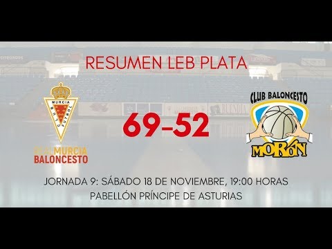 J9: Resumen Real Murcia Baloncesto 69-52 Aceitunas Fragata Morón