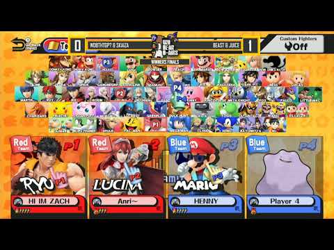 Ultra WBB #131 |  WDBTHtGP? & Skaiza vs Beast & Juice - Winners Finals - Super Smash Bros. for Wii U