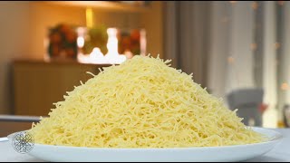 Choumicha : Technique de cuisson du vermicelle fin à la vapeur : Seffa aux cheveux d'ange