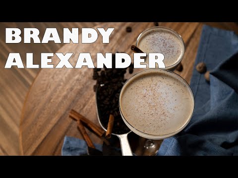 How to Make a BRANDY ALEXANDER - 4K UHD