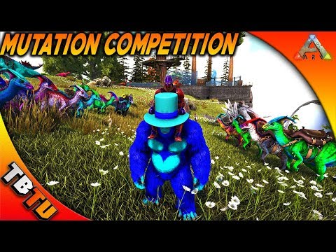 SUPER MAZE OF DEATH! PATRON PARASAUR BREEDING MUTATION COMPETITION! Ark Survival Evolved Zoo