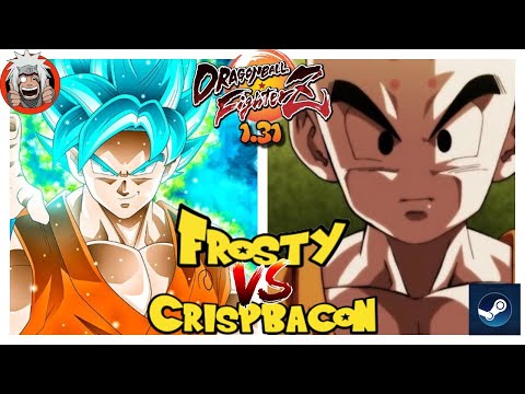 DBFZ RKS_Frosty vs CrisP_Bacon (GogetaSS4, Vegetto, GokuSSB) vs GokuUI, Krillin, GokuSSB) Ver 1.31