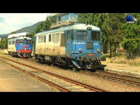 🚂Jiboanca 62-1095-4 & 🚂Fluieroasa 60-0881-2 Whistle Loko in Gara Baia Mare Station - 20 August 2021