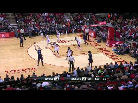 Pero Antic Highlights Hawks vs. Rockets 12.20.2014 - 7 Points, 2 Rebounds