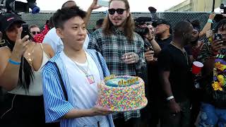 POST MALONE SURPRISES RICH BRIAN WITH THE BEST BIRTHDAY GIFT OF ALL TIME!! | WITH POSTMATES!