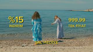 MEGA KAMPANYA! 🥳Sepette%15 indirim , tek fiyat 999,99 + şal hediye! Bu