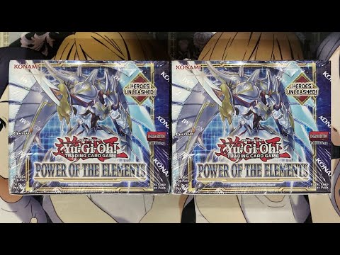 Opening Two Power of the Elements Yugioh Booster Boxes TCG
