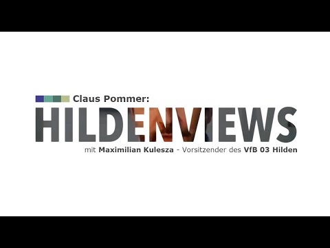 Hildenviews 02 - Dr. Claus Pommer spricht mit dem Vorsitzender des VfB 03 Hilden, Max Kulesza