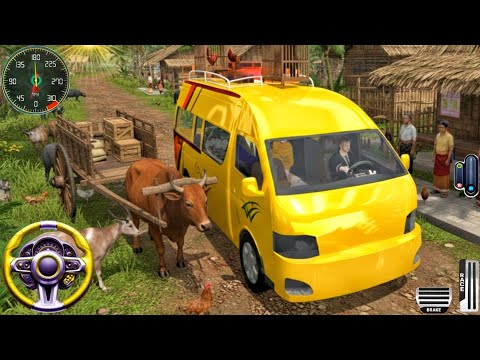 New MiniBus Simulator 2026 - Indian Offroad Van Driving 3D - Bus Game Andriod Gameplay