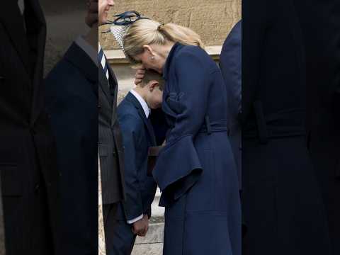 Sophie Duchess of Edinburgh Blocks Her Crying Son From Photographers