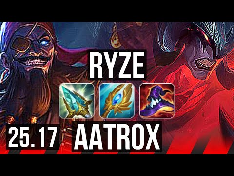 RYZE vs AATROX (TOP) | 10/4/10 | EUW Master | 25.17