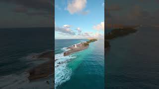 Sailing out of Nassau, Bahamas at Sunset 🛳️ #cruiseship #nassau #cruise