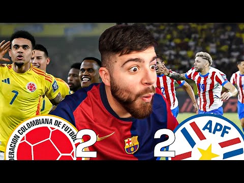 🔥 ¡PARAGUAY REMONTA Y EMPATA ANTE COLOMBIA 2-2! PARTIDAZO IMPACTANTE⚽