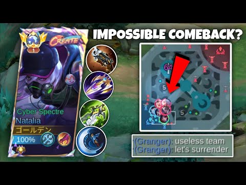 THE MOST INTENSE HARD-CARRY NATALIA GAMEPLAY!! WIN OR LOSE? - Mobile Legends 