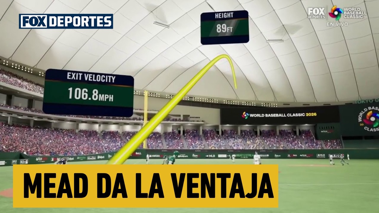 🥳⚾ CURTIS MEAD DA LA VENTAJA | Australia 3-1 República Checa | World Baseball Classic 2026.