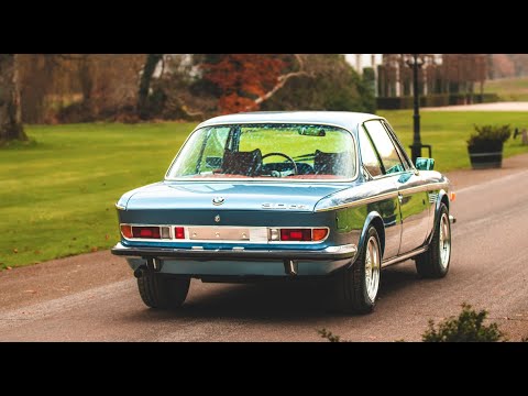 1974 BMW E9 3.0 CSi Baikal - Driving, interior POV & drone shots  | Germany Exclusive