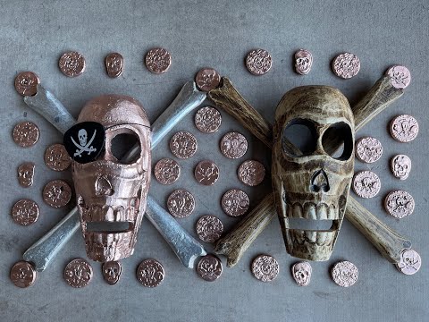 Copper Wire Meltdown - Copper Skull and Zinc Cross Bones - Copper Coins - Wire Trash to Treasure