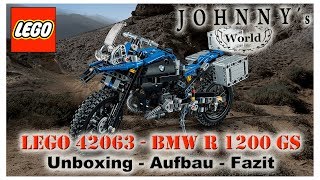 Lego 42063 - BMW R1200 GS - Unboxing, Aufbau und Fazit