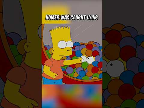 Homer was caught lying