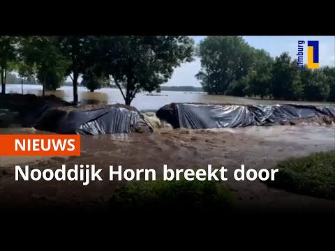 Nooddijk in Horn heeft het begeven