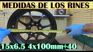 Cuales son las Medidas de los Rines mas usadas (las especificaciones)