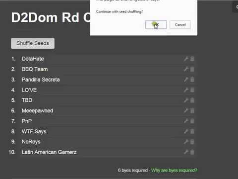 D2Dom RD Circuit 2015 - Brackets Creation