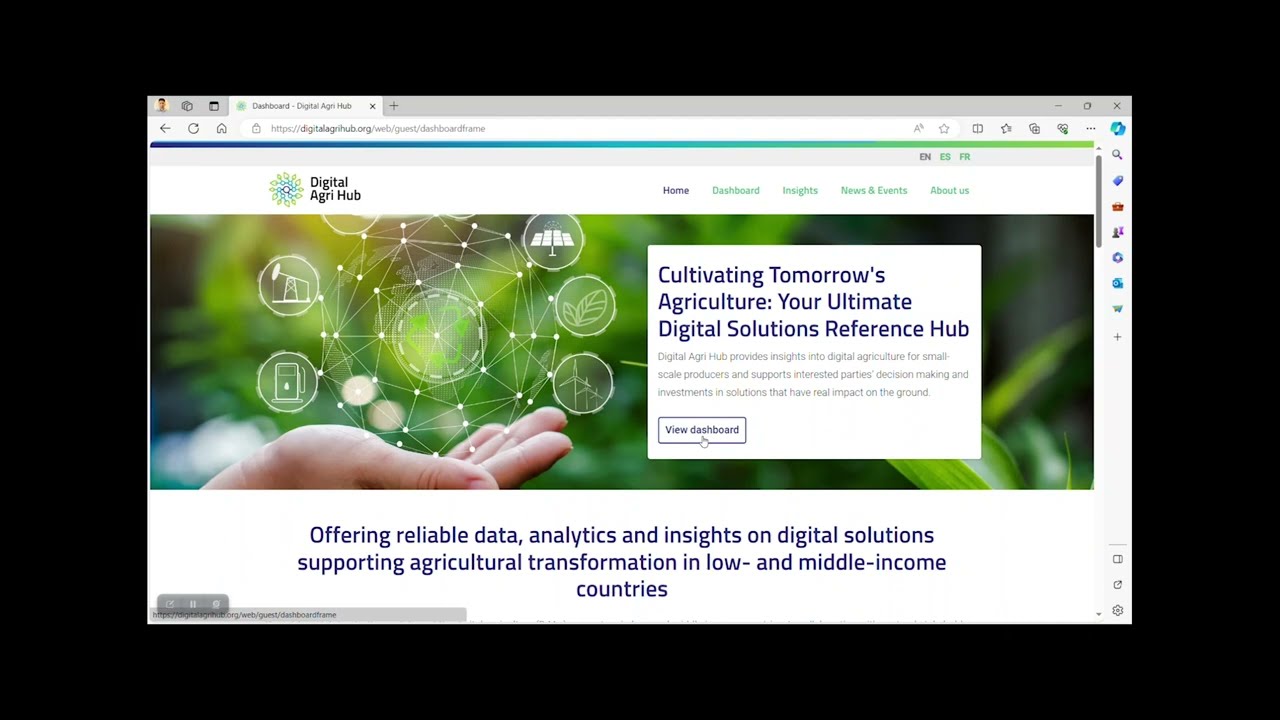 Dashboard demonstration (English)