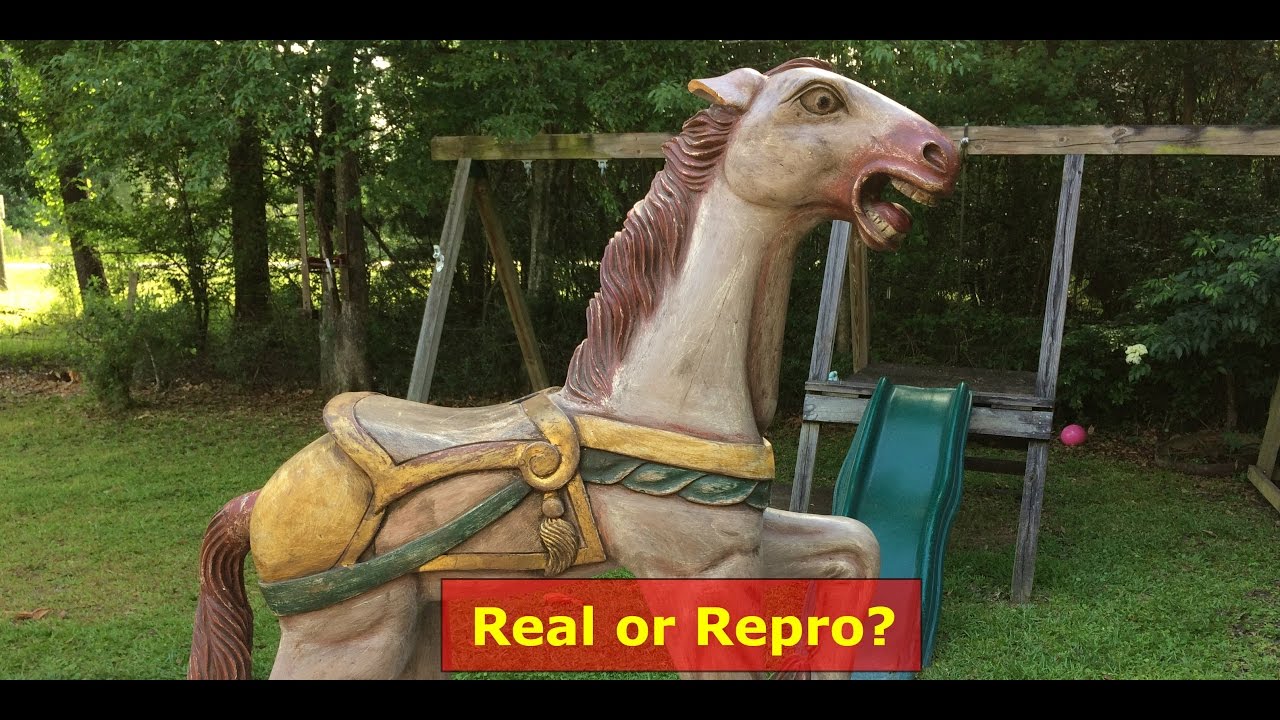 Carousel Horse I found at a garage sale - Real or repro?  HELP!