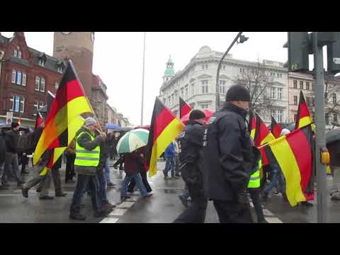 Demozug "Zukunft Heimat", Cottbus 16.3.2019
