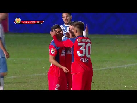 REZUMAT | CS HUNEDOARA - FCSB 3-5. FABULOS! CS a egalat de la 0-3, FCSB s-a impus în prelungiri