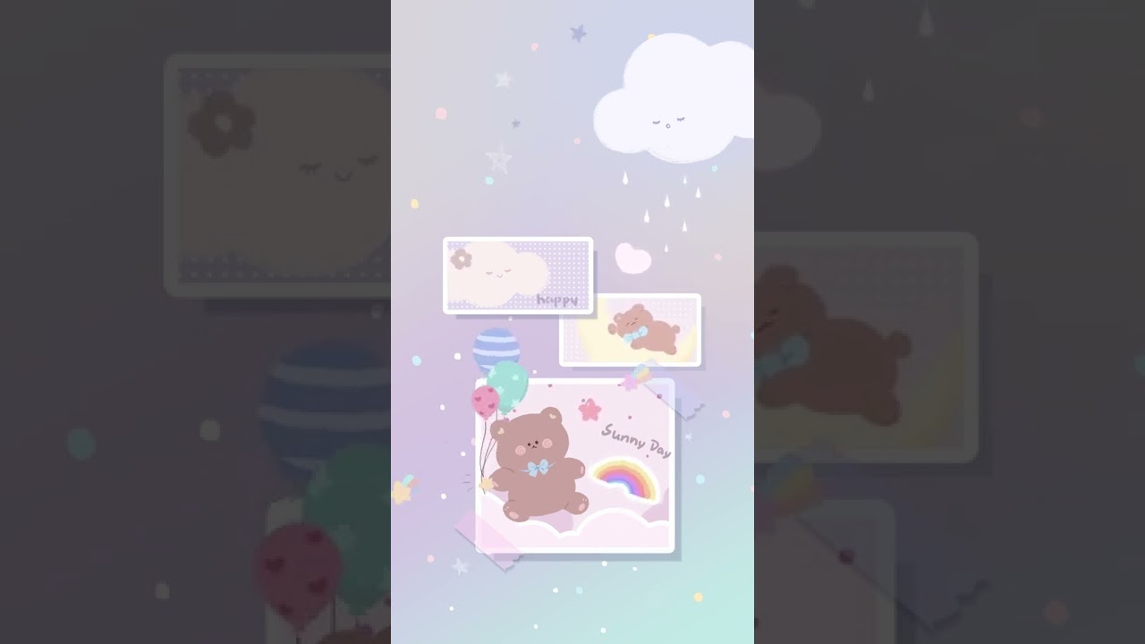 Cute bear sticky notes