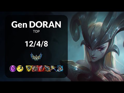 Gen Doran Camille vs Jayce TOP - KR CHALLENGER Patch 14.3