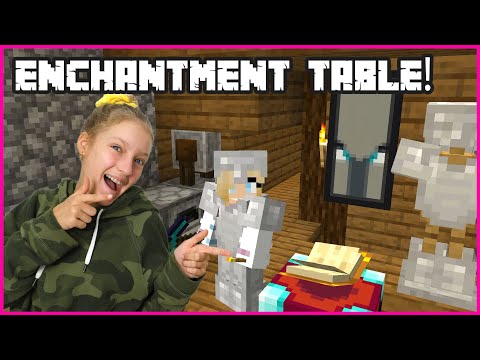 GETTING AN ENCHANTMENT TABLE!!!
