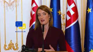 Metsola in Bratislava: “The Heart of Europe Beats Loudly Here in Slovakia”