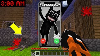 Download lagu NEVER TALK TO CARTOON CAT AT 3 AM 😭 | MISS CAT IN MINECRAFT TROLL mp3