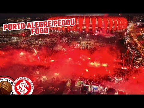 ""Ruas de Fogo" INSANA da torcida do Inter no GreNal 453 da Copa do Brasil! (27/08)" Barra: Guarda Popular &bull; Club: Internacional &bull; País: Brasil